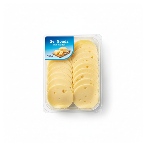 Ser w plastrach 130g gouda