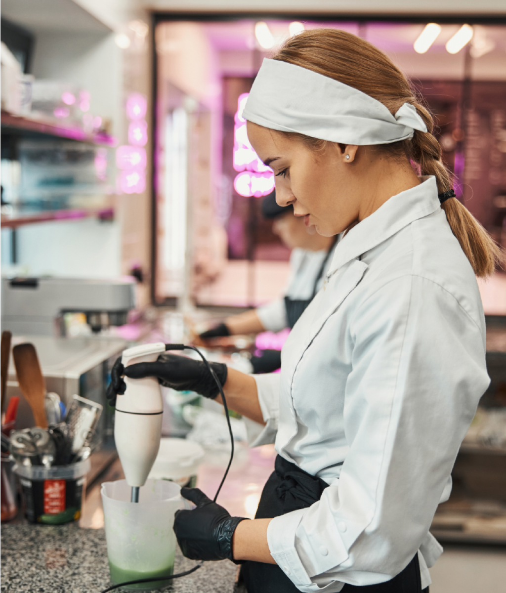 Smoothie i soki owocowe w kawiarni